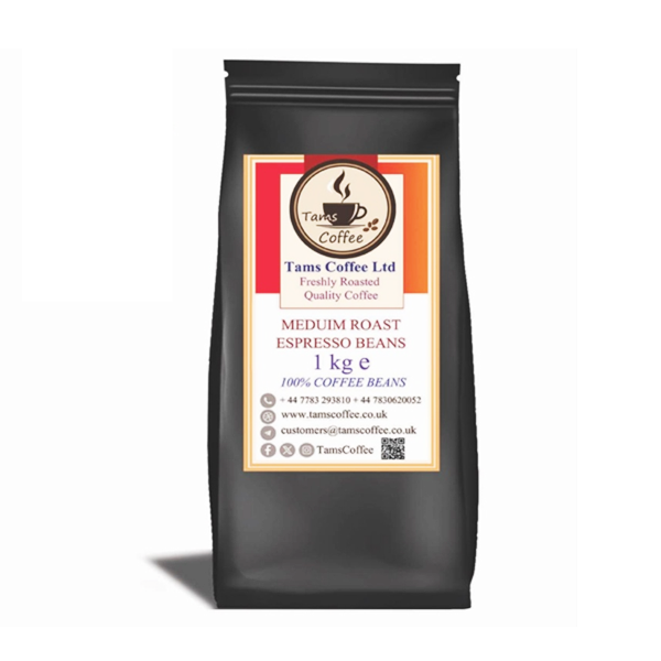 Meduim Roast Espresso Beans Pack